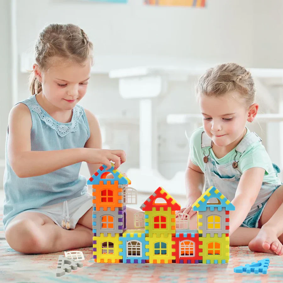 50% Korting | BuildBlocks™-Montessori Creatieve Bouwstenen [Laatste dag korting]