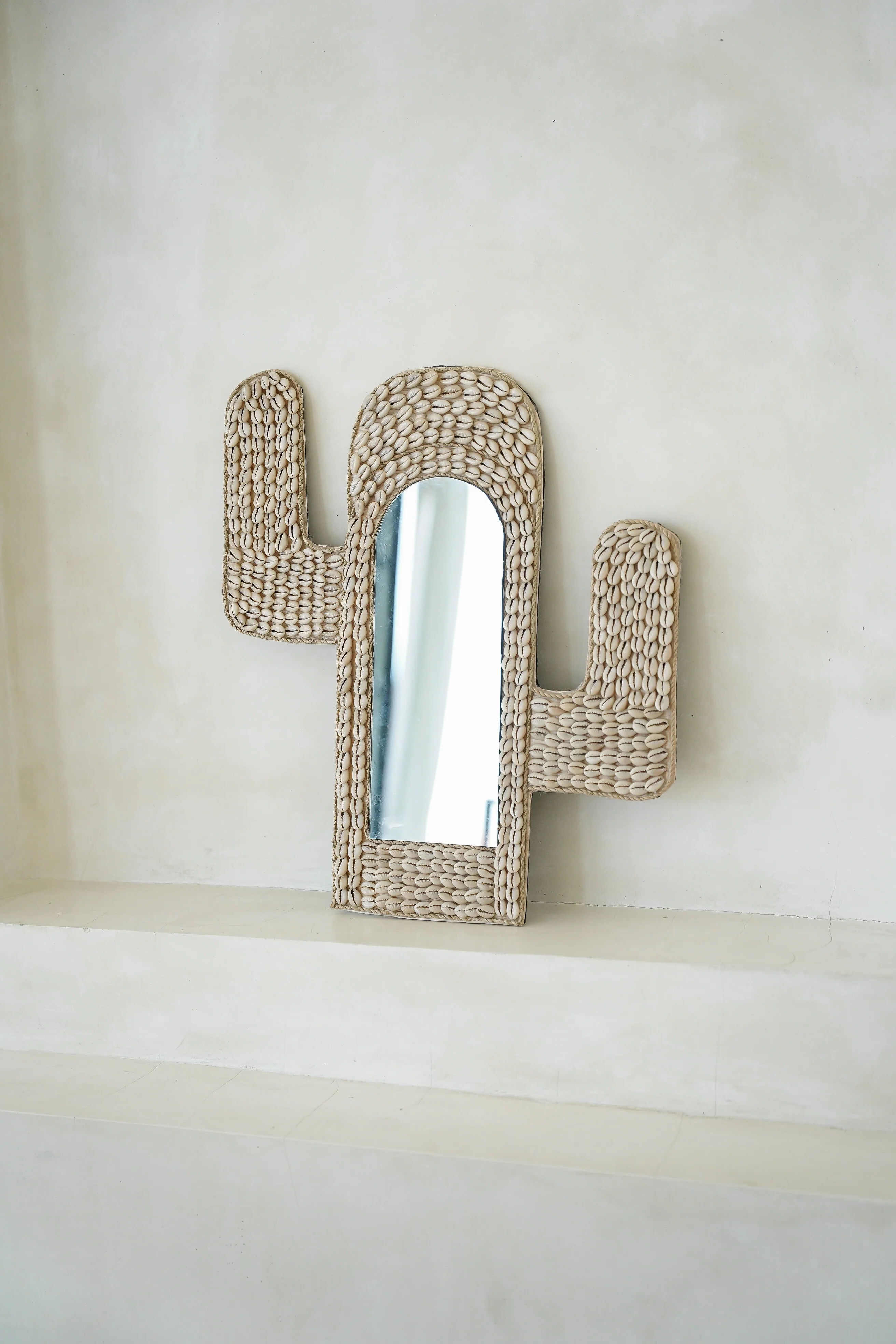 Cactus Spiegel met schelpen – The Sea Shell Cactus Mirror