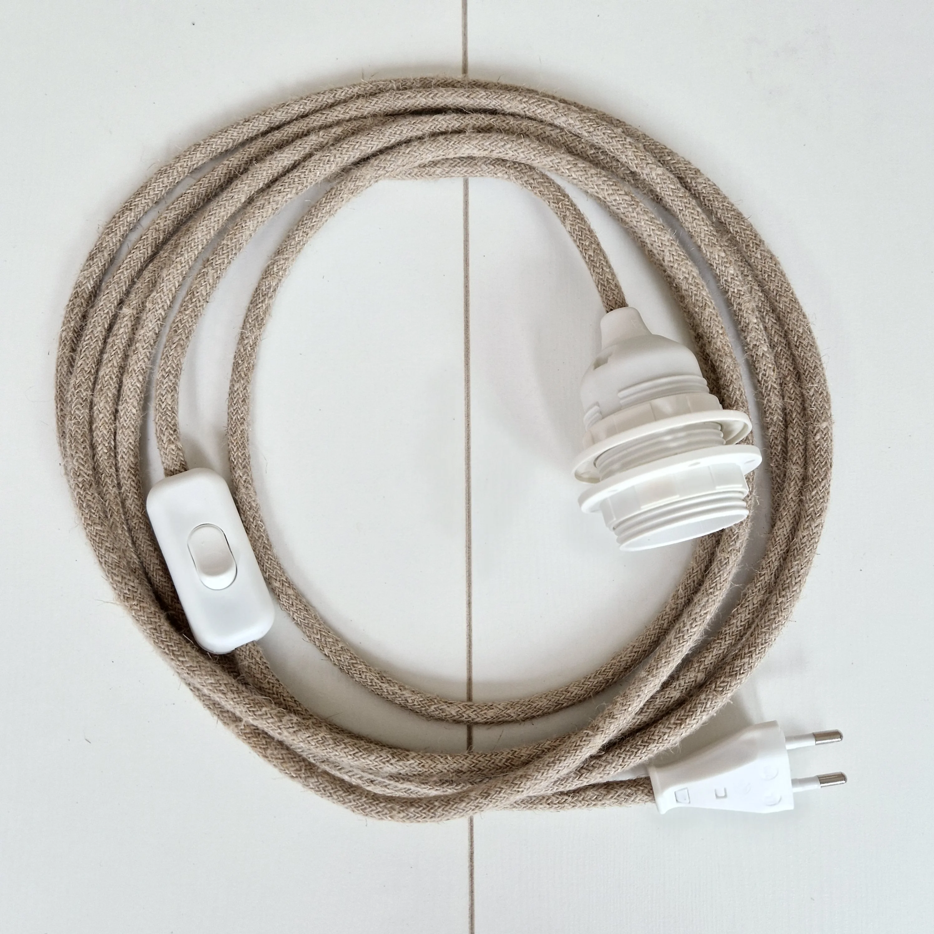 Elektrische systeem Natural Linen 4m, incl. schakelaar en stekker