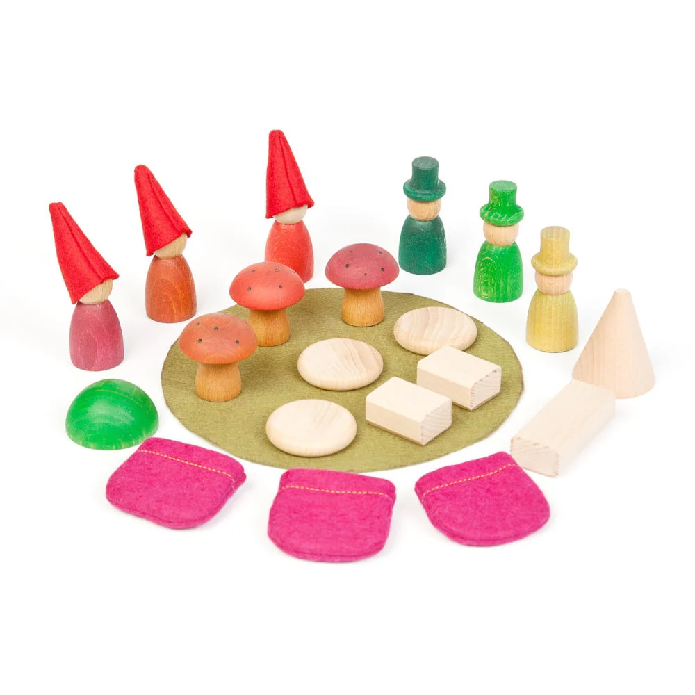 Grapat Houten Nins® Bosset – 24 Stuks