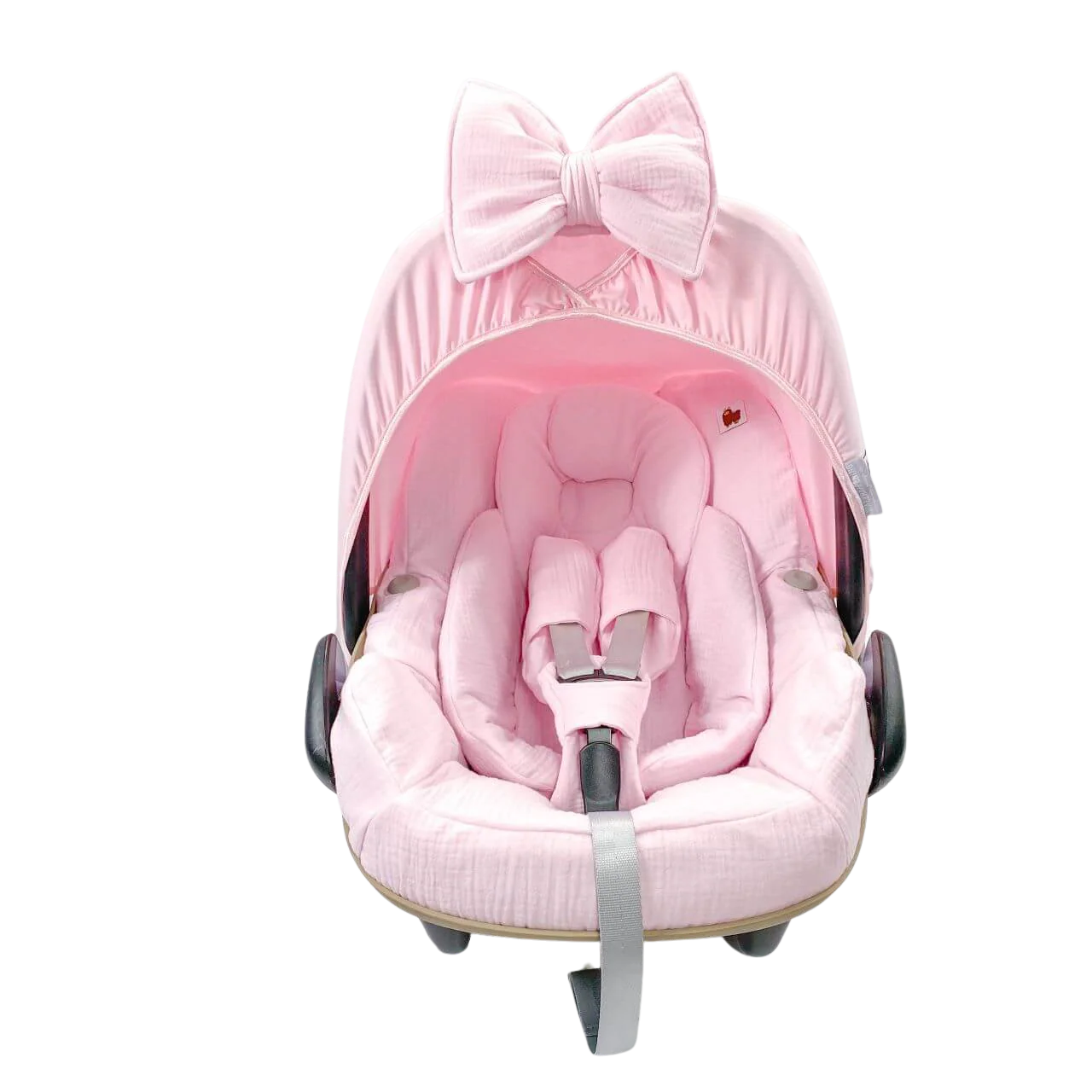 Maxi Cosi hoes Pebble Pro Paige lichtroze hydrofiel roze mousseline