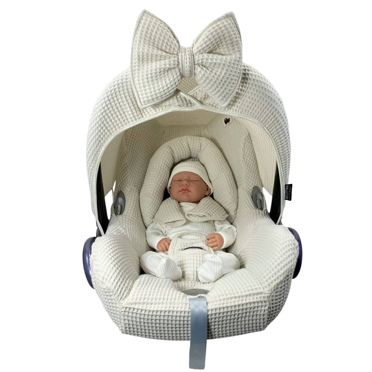 Maxi Cosi hoes Cabrio Lulu neutraal kiezel wafel - Afbeelding 3
