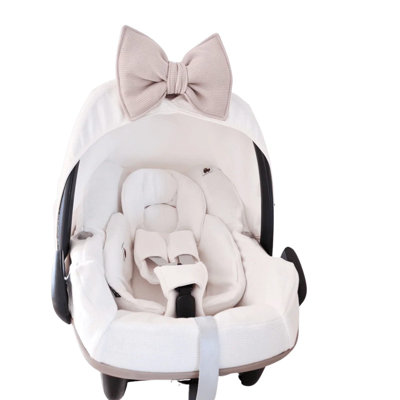 Maxi Cosi hoes Pebble Pro CoCo creme zand mini wafel gebreid