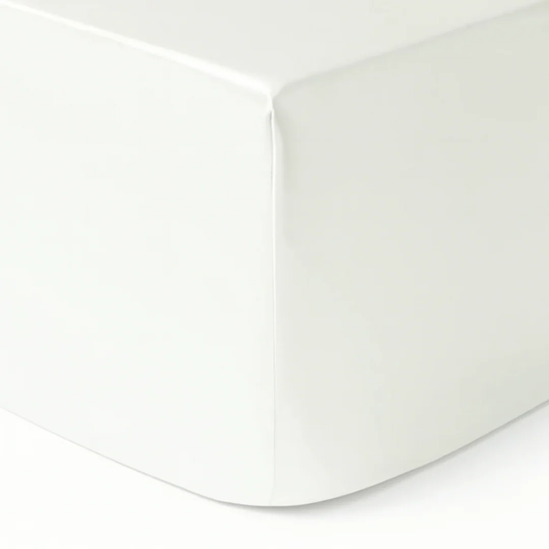 Zijden Hoeslaken Cloud White – 22MM Satijn