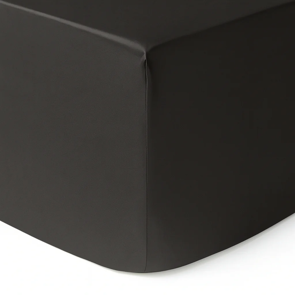 Zijden Hoeslaken Black Pearl – 22MM Satijn