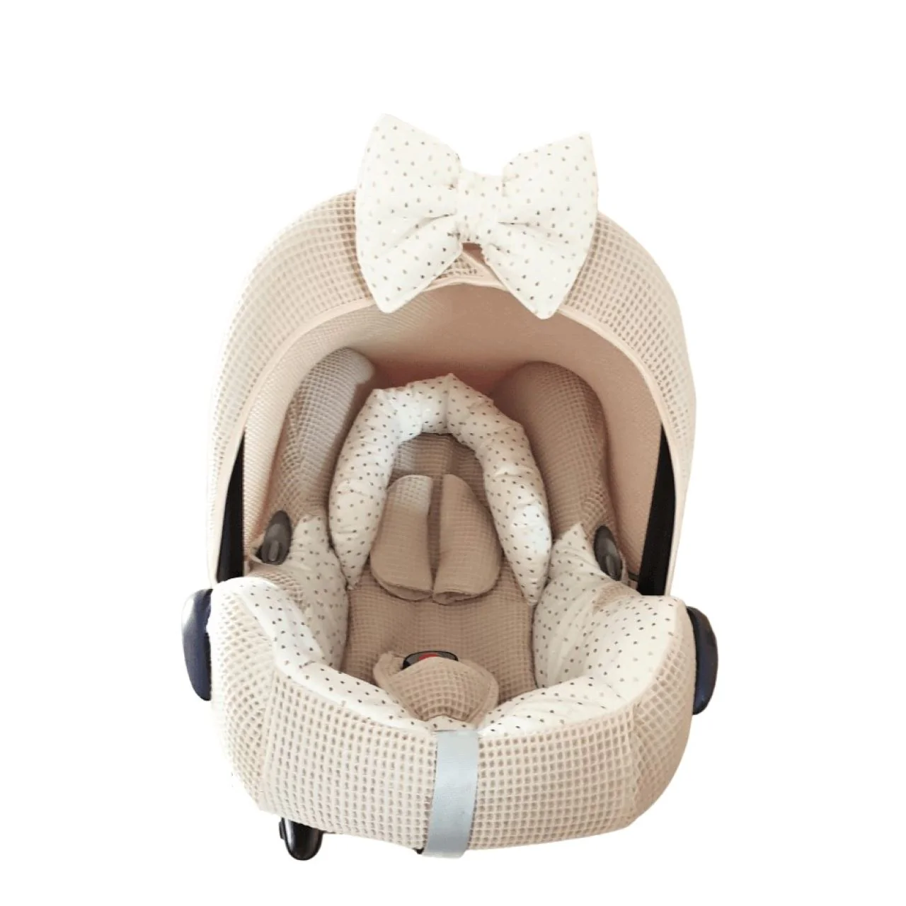 Maxi Cosi hoes Cabrio Nina zand goud druppels wafel