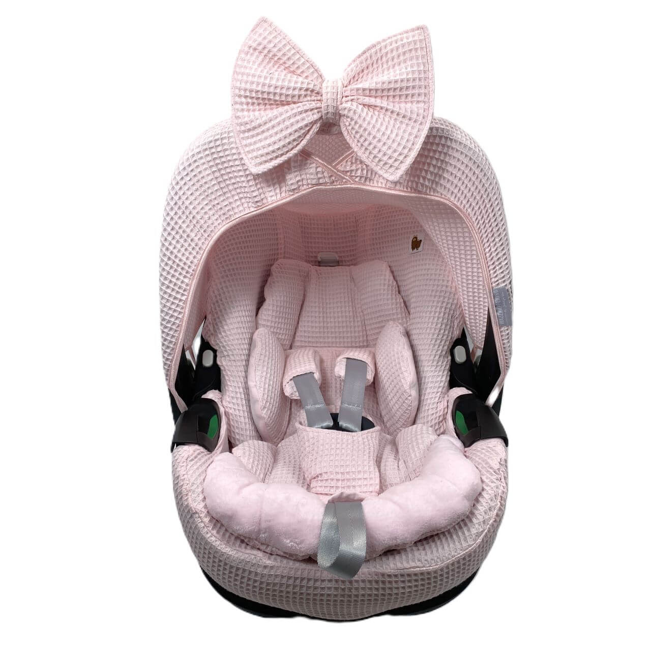 Maxi Cosi hoes Pebble 360 Pro Bobbie – lichtroze – roze – wafel – bamboe