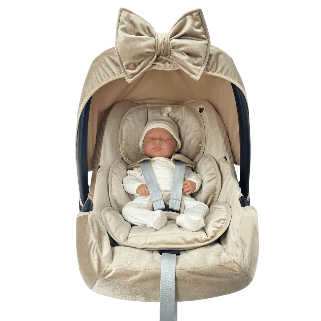 Maxi Cosi hoes Cabriofix i-Size (Tinca) Velvet zand luxury bamboe - Afbeelding 2