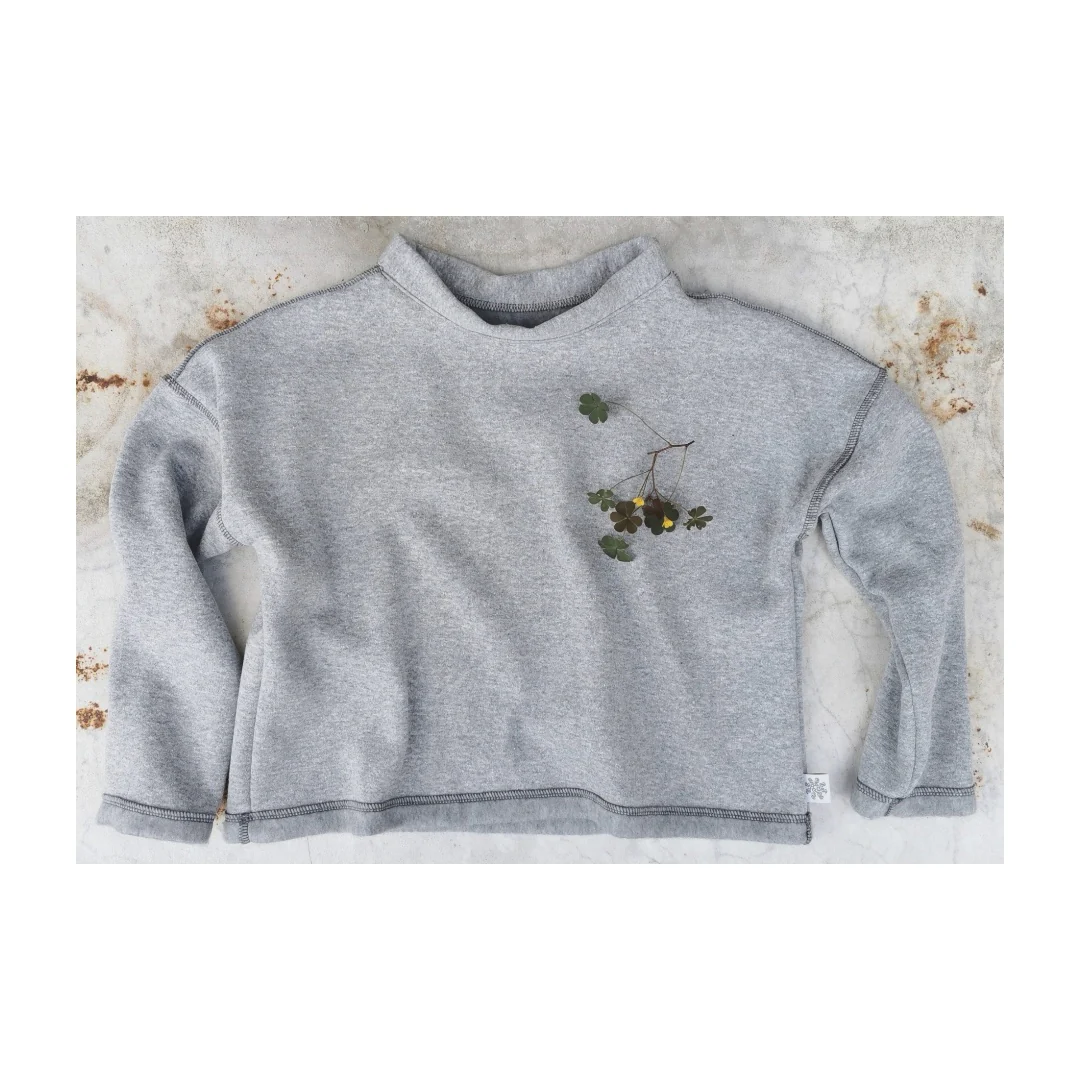 sweater in french terry fleece