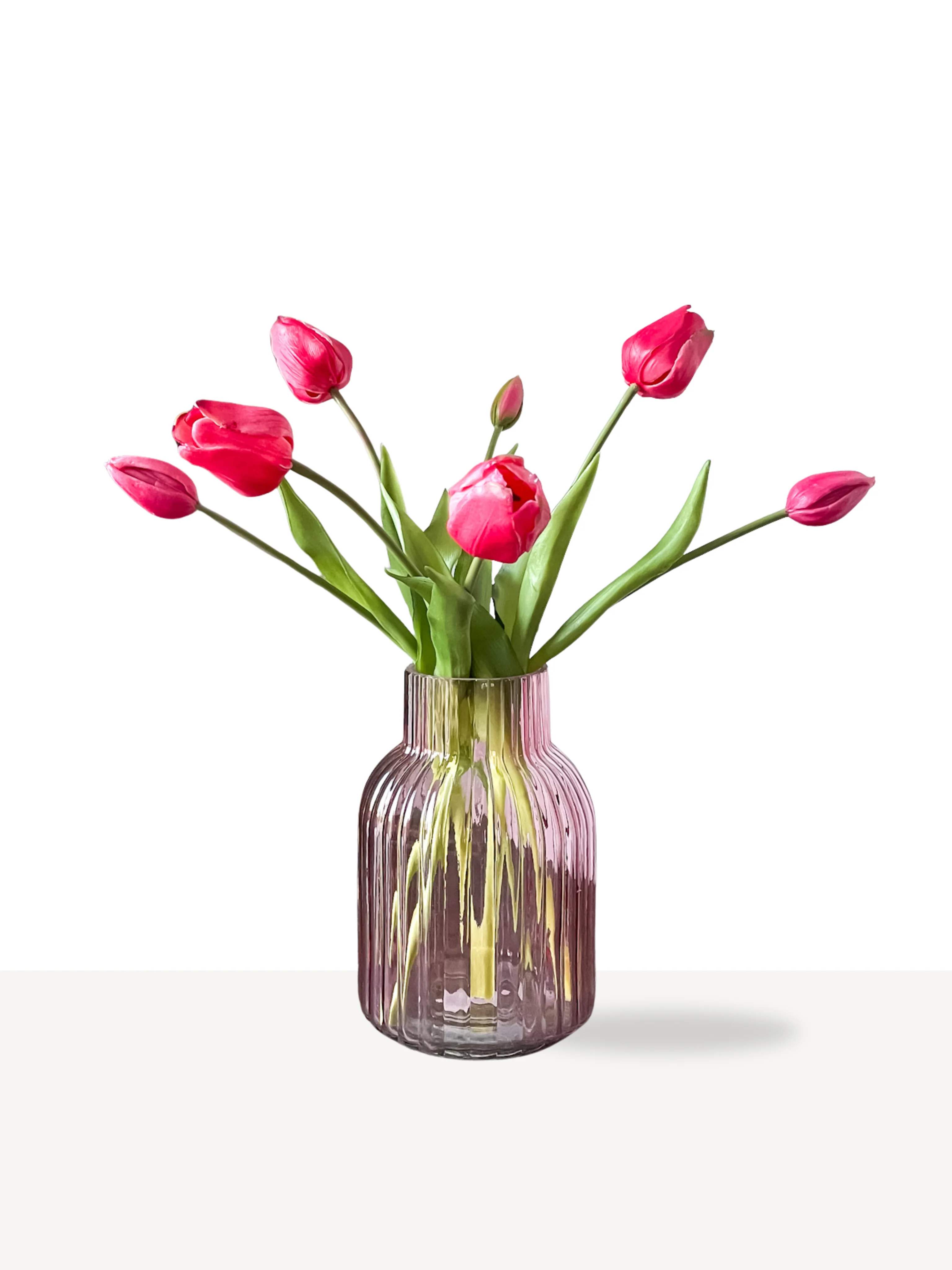 Real touch tulpen fuchsia