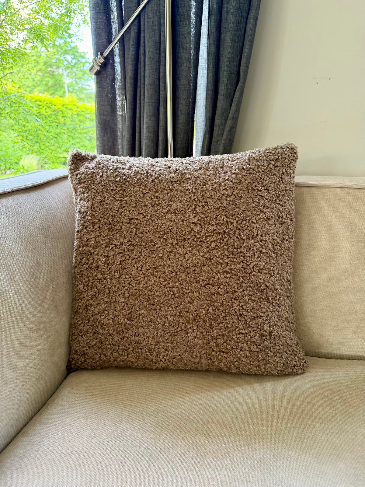 Kussen Lina Warm Brown – 45×45 cm