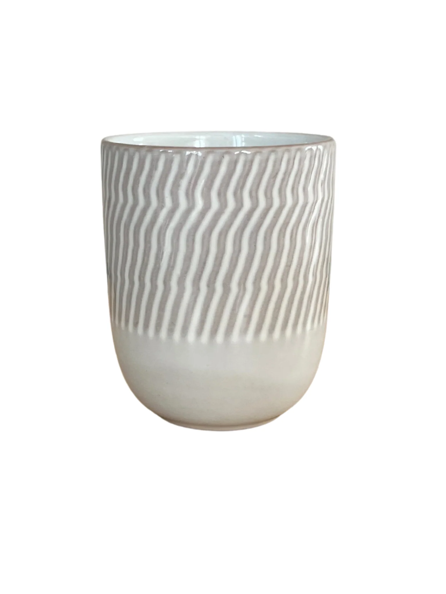 Mok crème streep