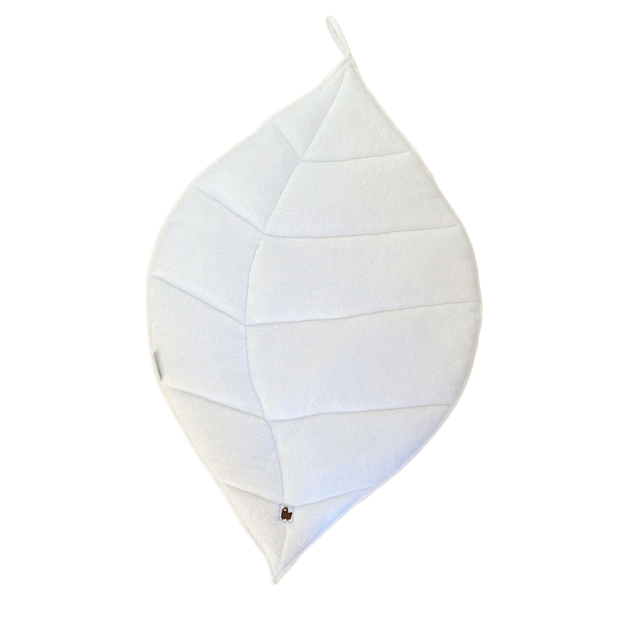 Onderlegger Leaf bladvorm off white box babynestje bed ledikant bamboe