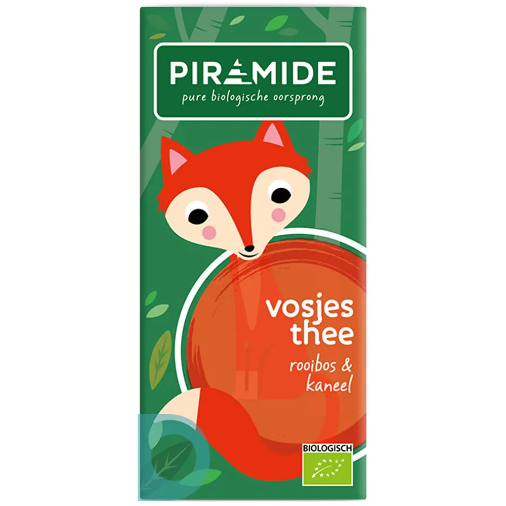 Piramide Kinderthee Vosjes – 20 theezakjes