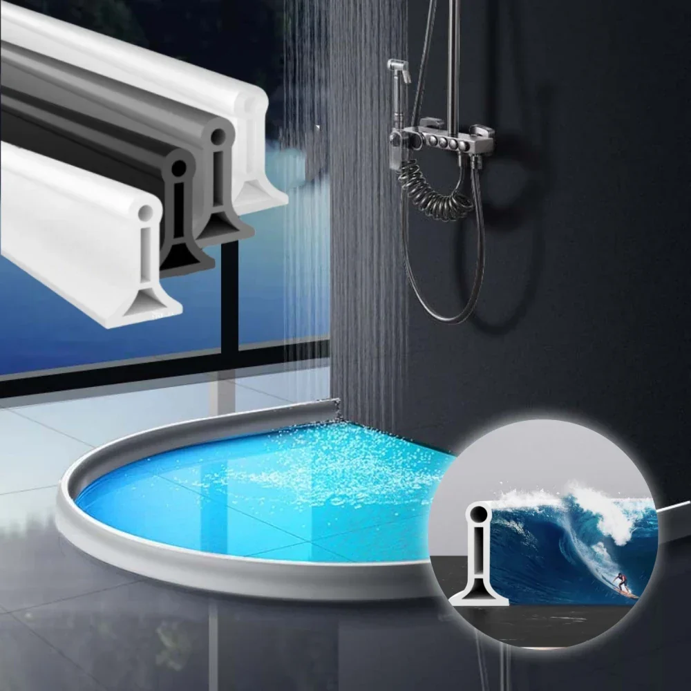 50% Korting | SafeBar™ Flexibele waterbeschermende douchewand [Laatste dag korting]