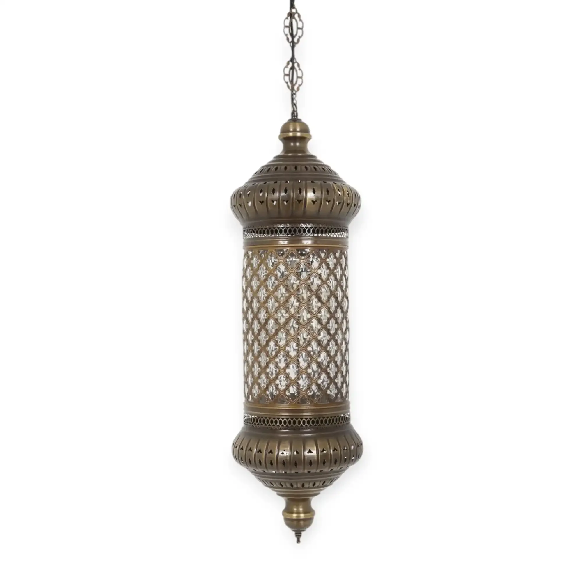 Hanglamp Valverde antiek brons 75cm Hanglamp Valverde antiek brons 75cm