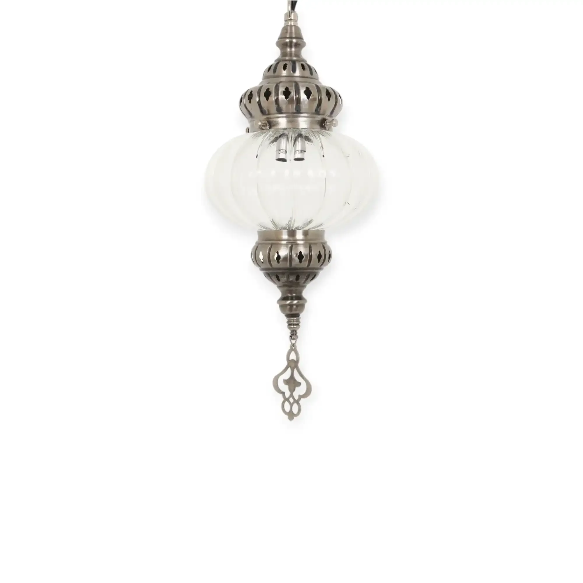 Hanglamp Mido antiek zilver 30cm Hanglamp Mido antiek zilver 30cm