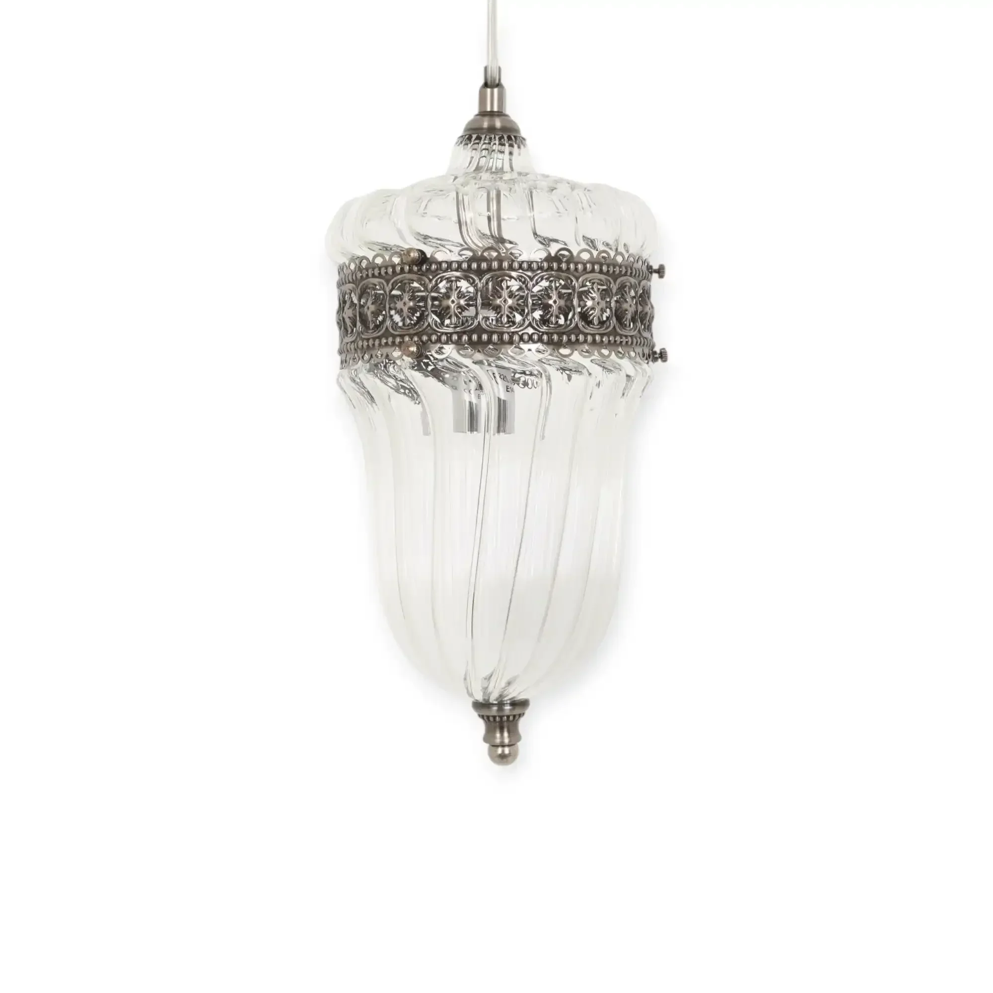 Hanglamp Basto antiek zilver 33cm