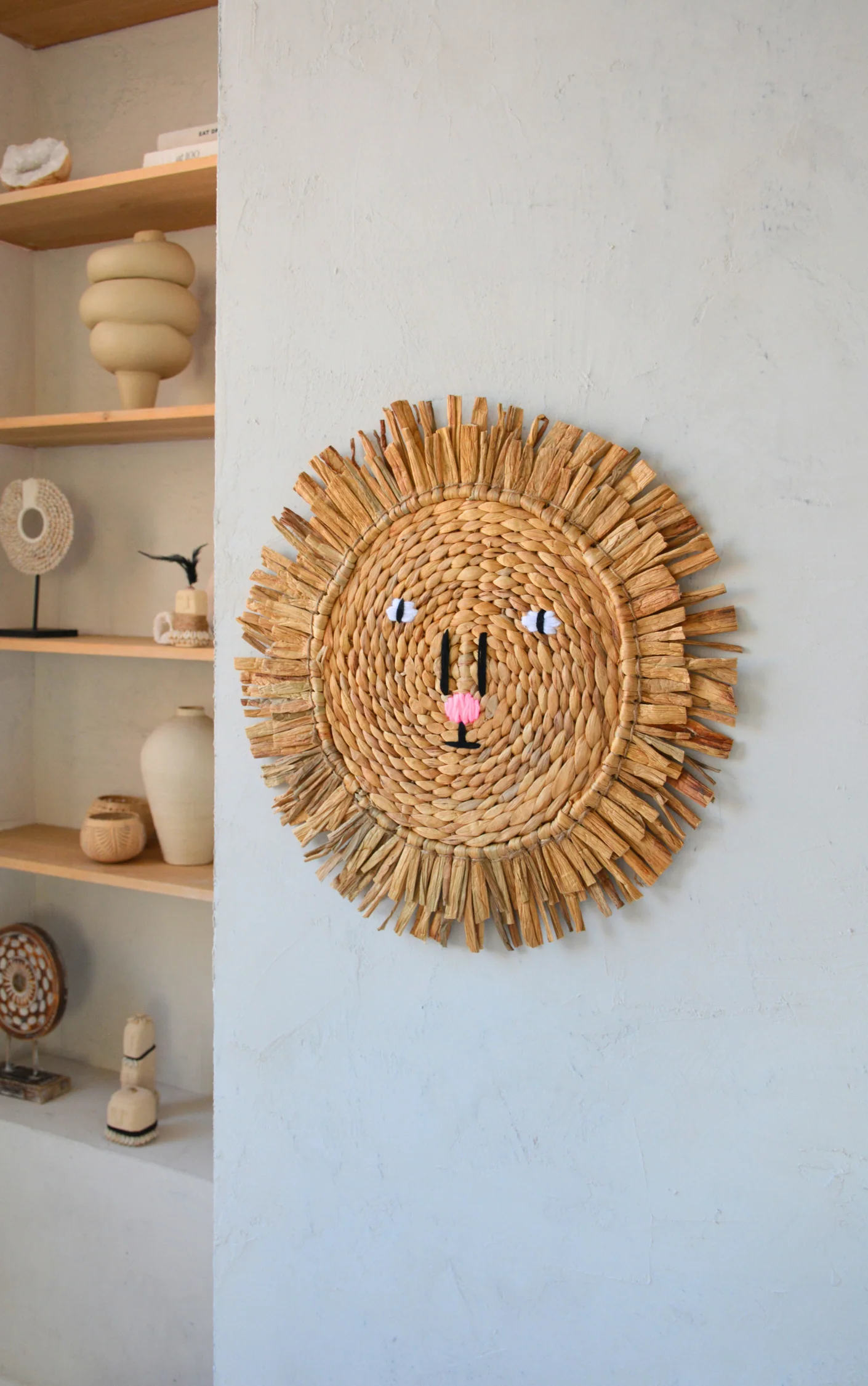 Dierenhoofd Leeuw – Kinderkamer decoratie – Hippie Monkey