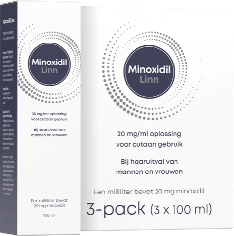 Minoxidil Linn 2% – 3-pack (3x100ml)