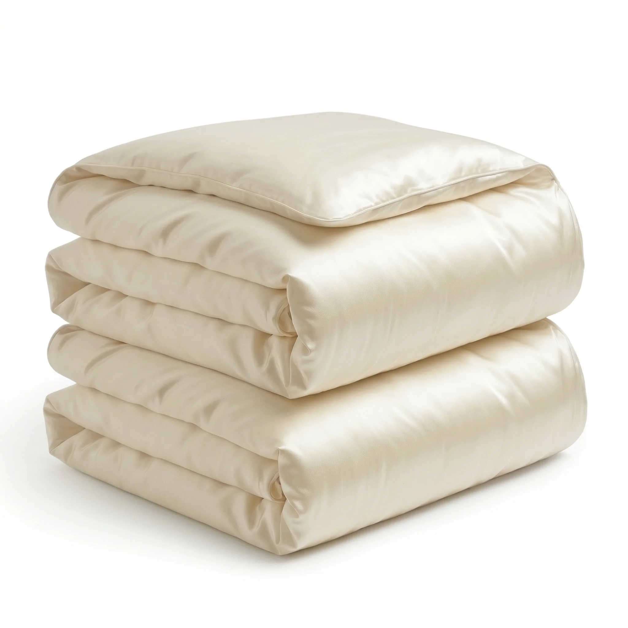 Serene 4-seizoenen dekbed van 100% zijde 175 + 300 g/m² – zijden tijk
