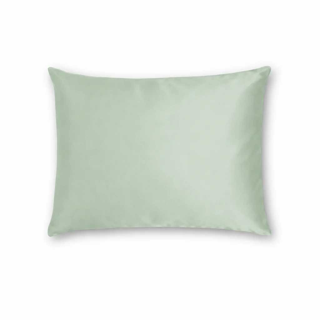 Zijden Kussensloop Soft Sage – 22MM Zijden Kussensloop Soft Sage – 22MM