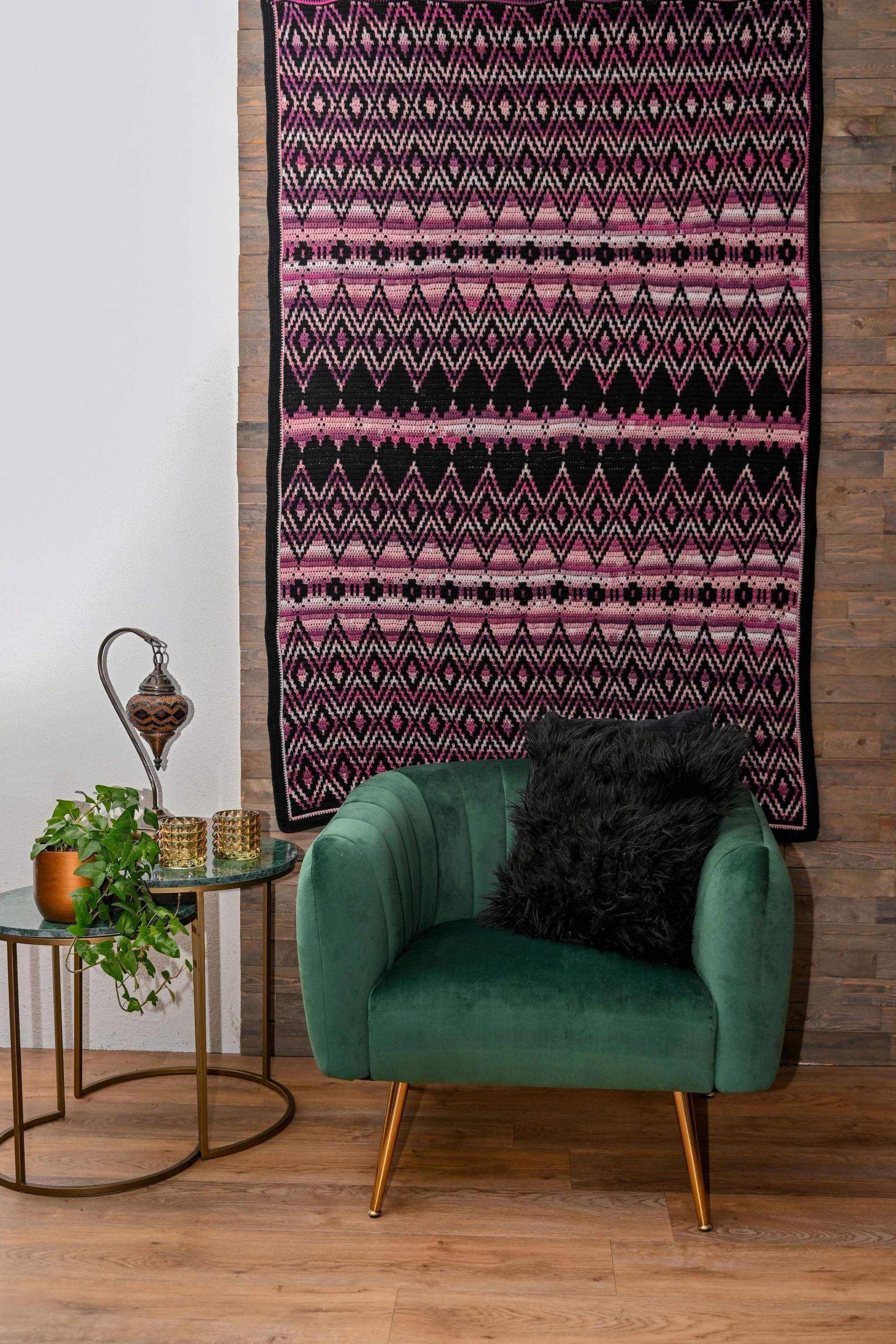 All you need is love today blanket (Today is Overlay crochet)