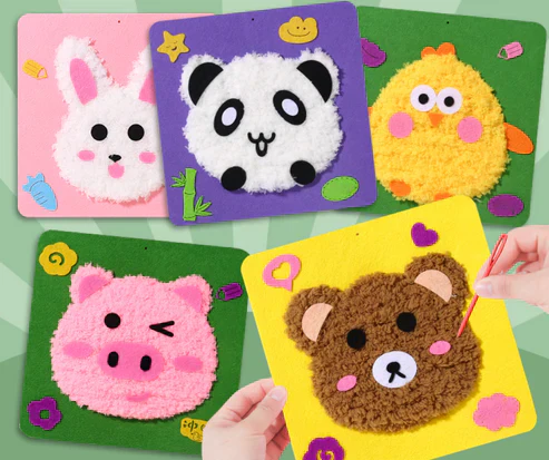 50% Korting | LittleSew™ creatief naaipakket [set van 5 dieren] [Laatste dag korting].