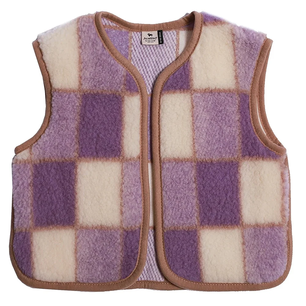 Alwero Bodywarmer Camino Junior – Lila Checker