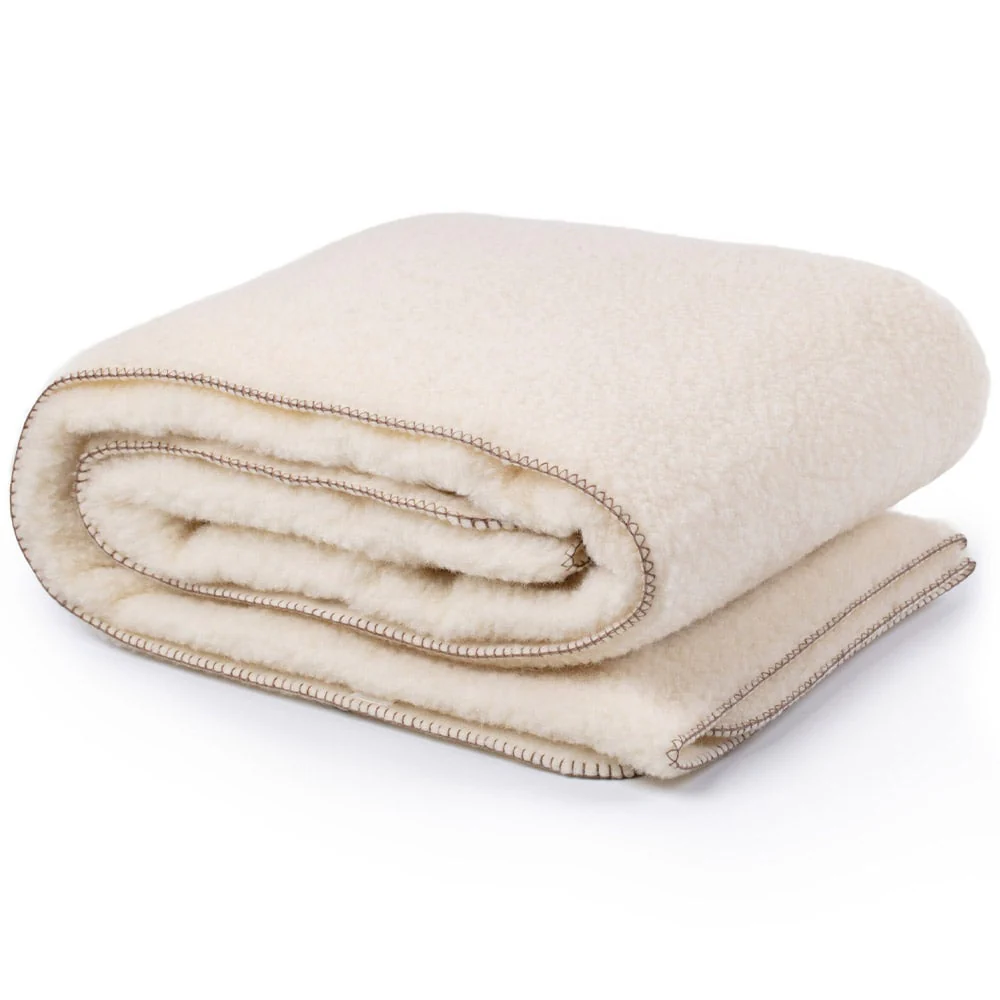 Alwero Wollen Deken Modern 150x200cm – Naturel