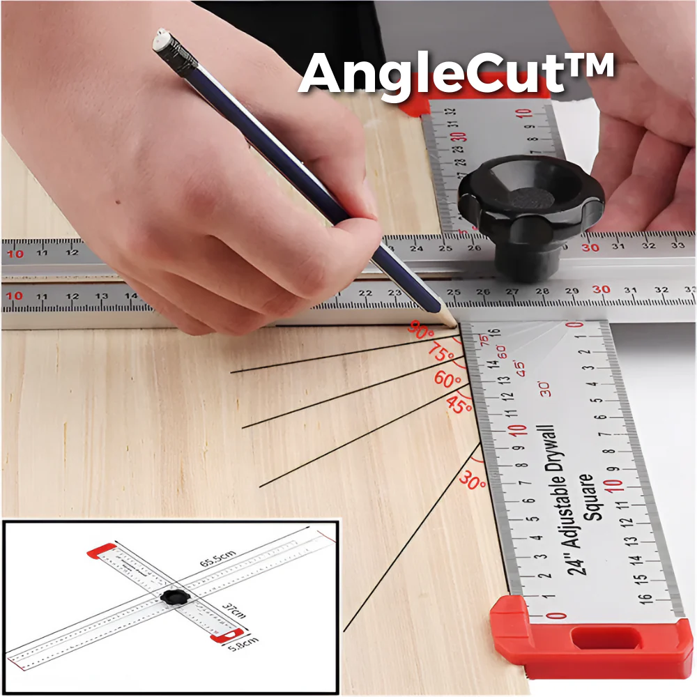 AngleCut™ – Hoogprecisie hoekliniaal voor bijzonder exacte en precieze metingen [50% Korting]