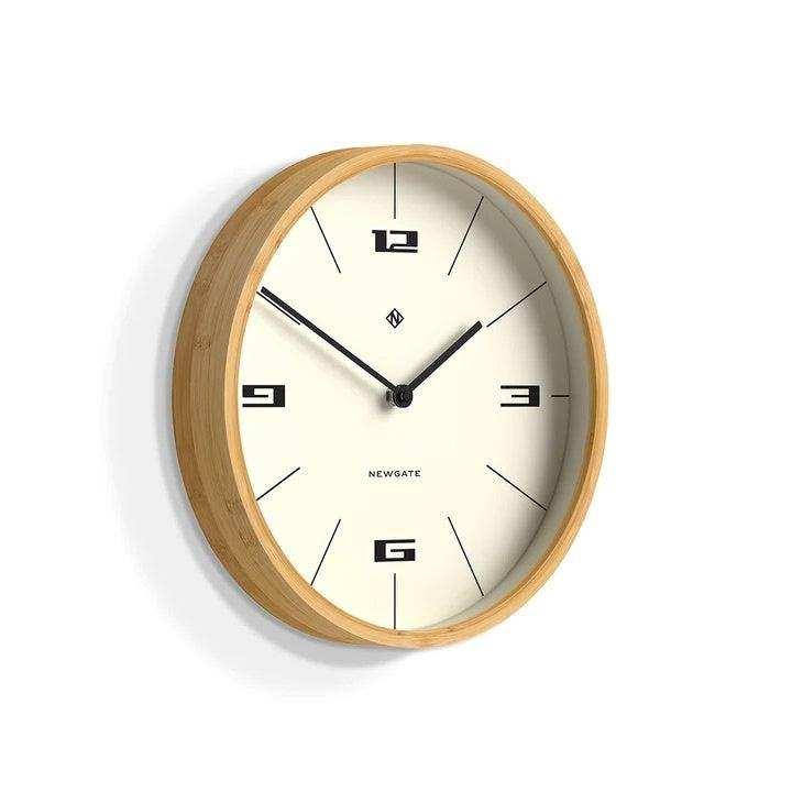 Bali wandklok Bamboo lines 30cm