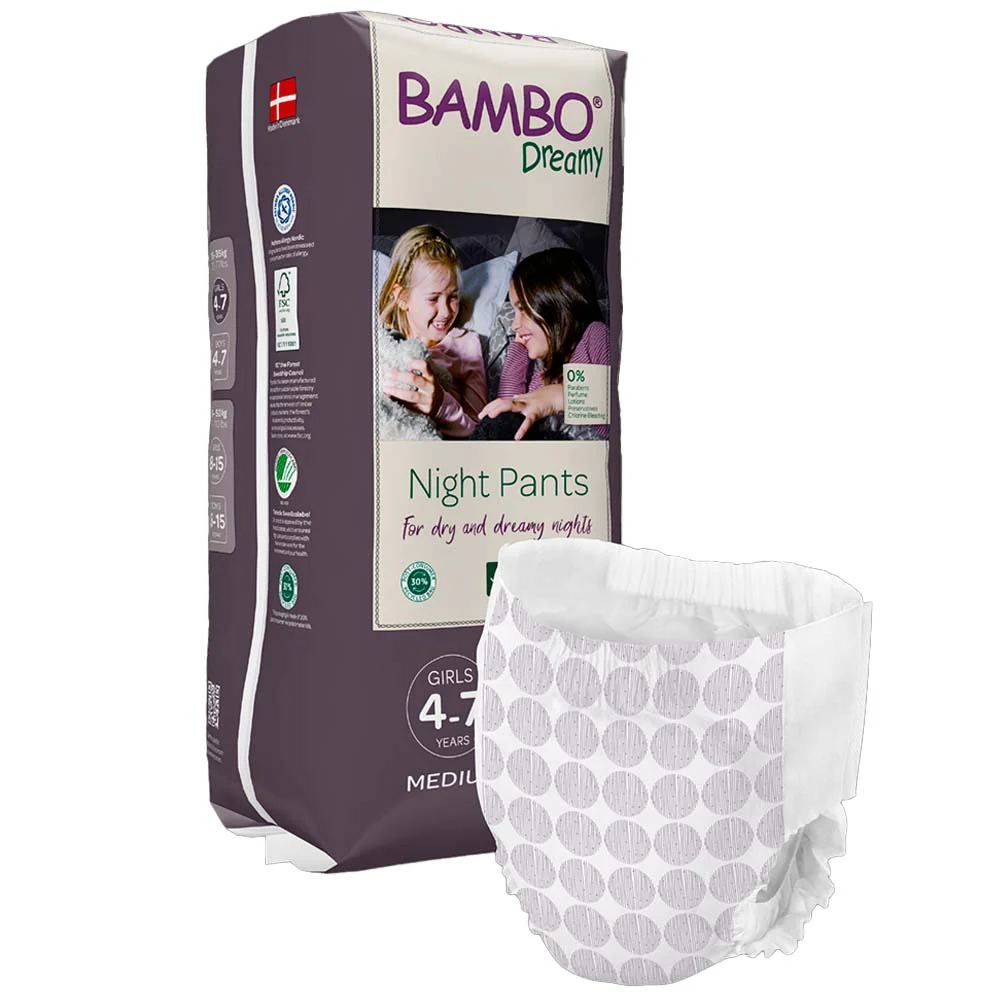 Bambo Nature Dreamy Nachtbroekjes 4-7 jr Meisjes