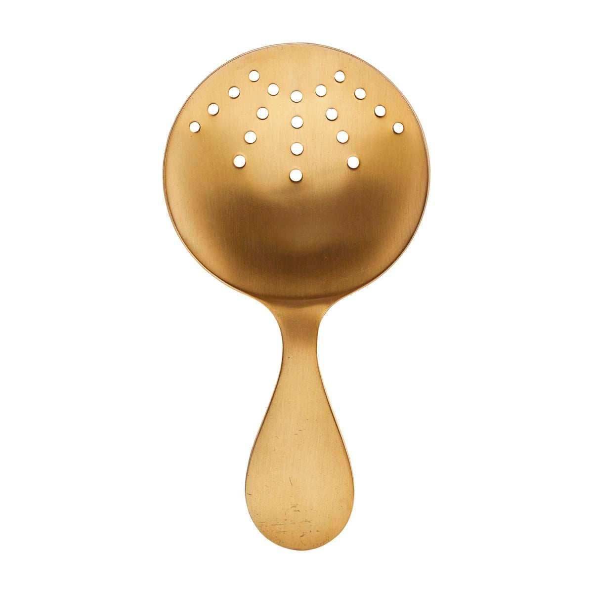 Alir lepel met gaatjes messing