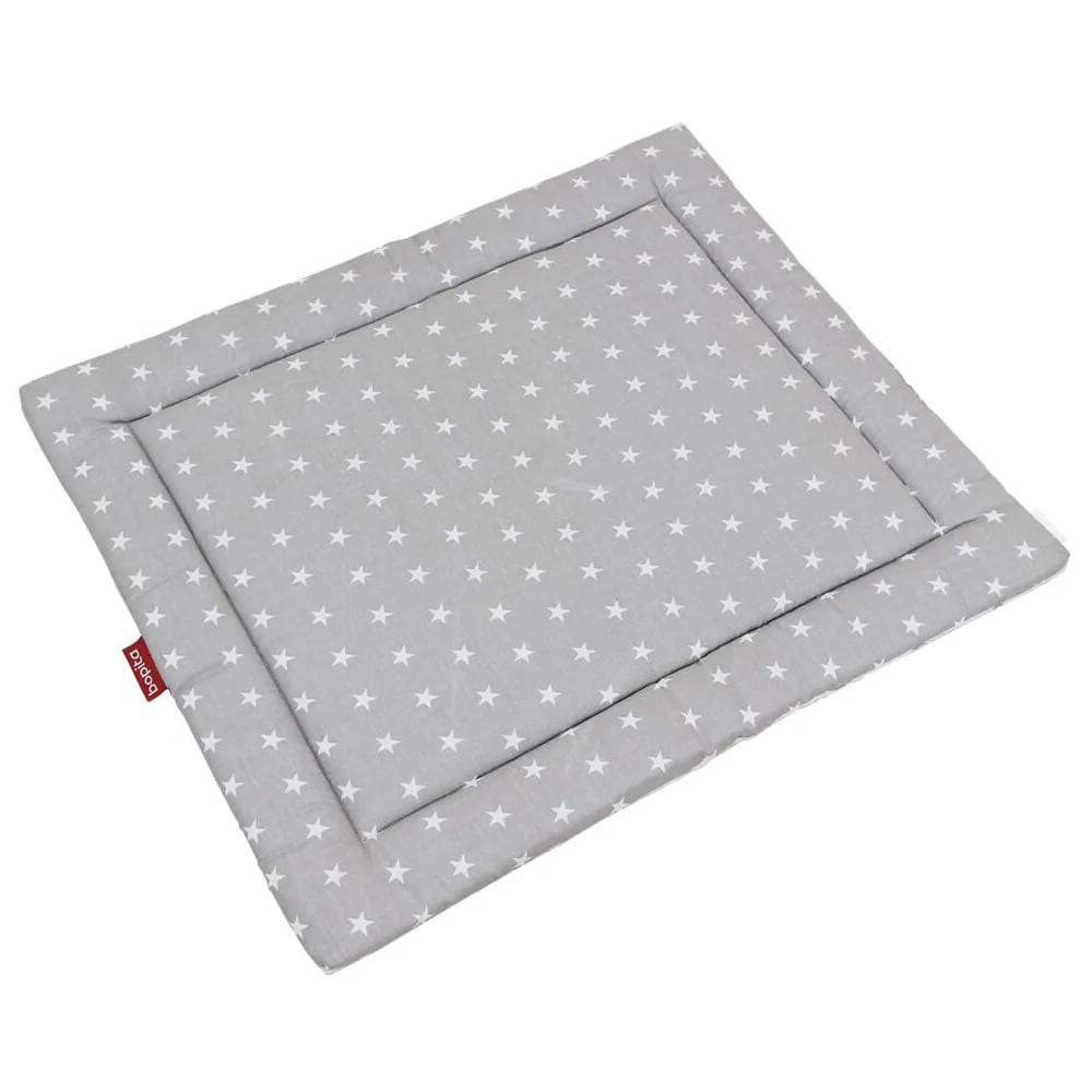 Bopita Boxkleed Stars Grijs-Wit