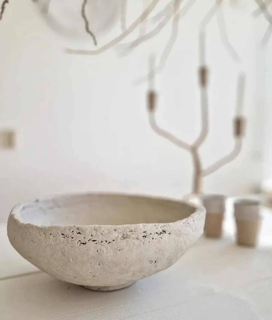 Papier-Maché schaal Clay #1