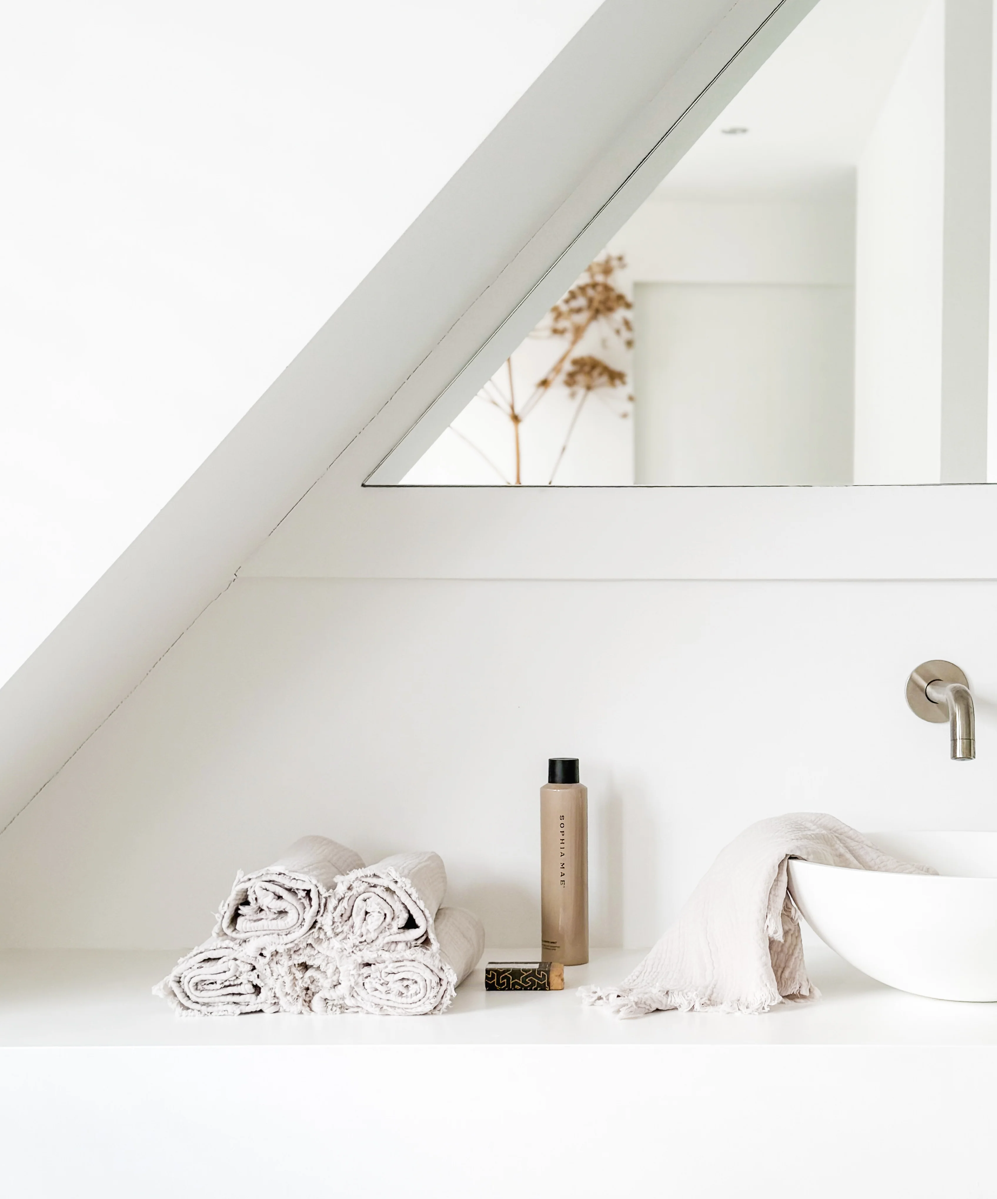 Handdoeken Grimaud sand set van 2 van Passion for Linen