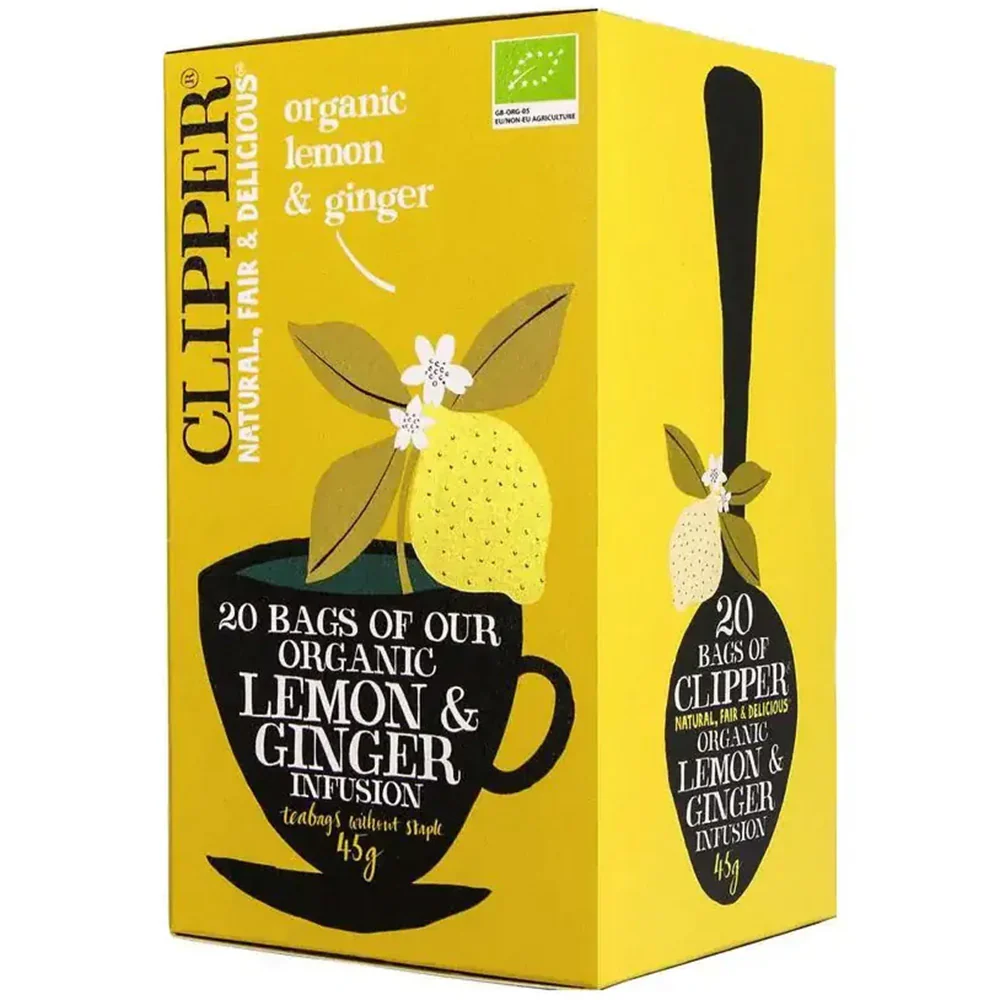 Clipper – Biologische Thee Lemon & Ginger Organic Infusion
