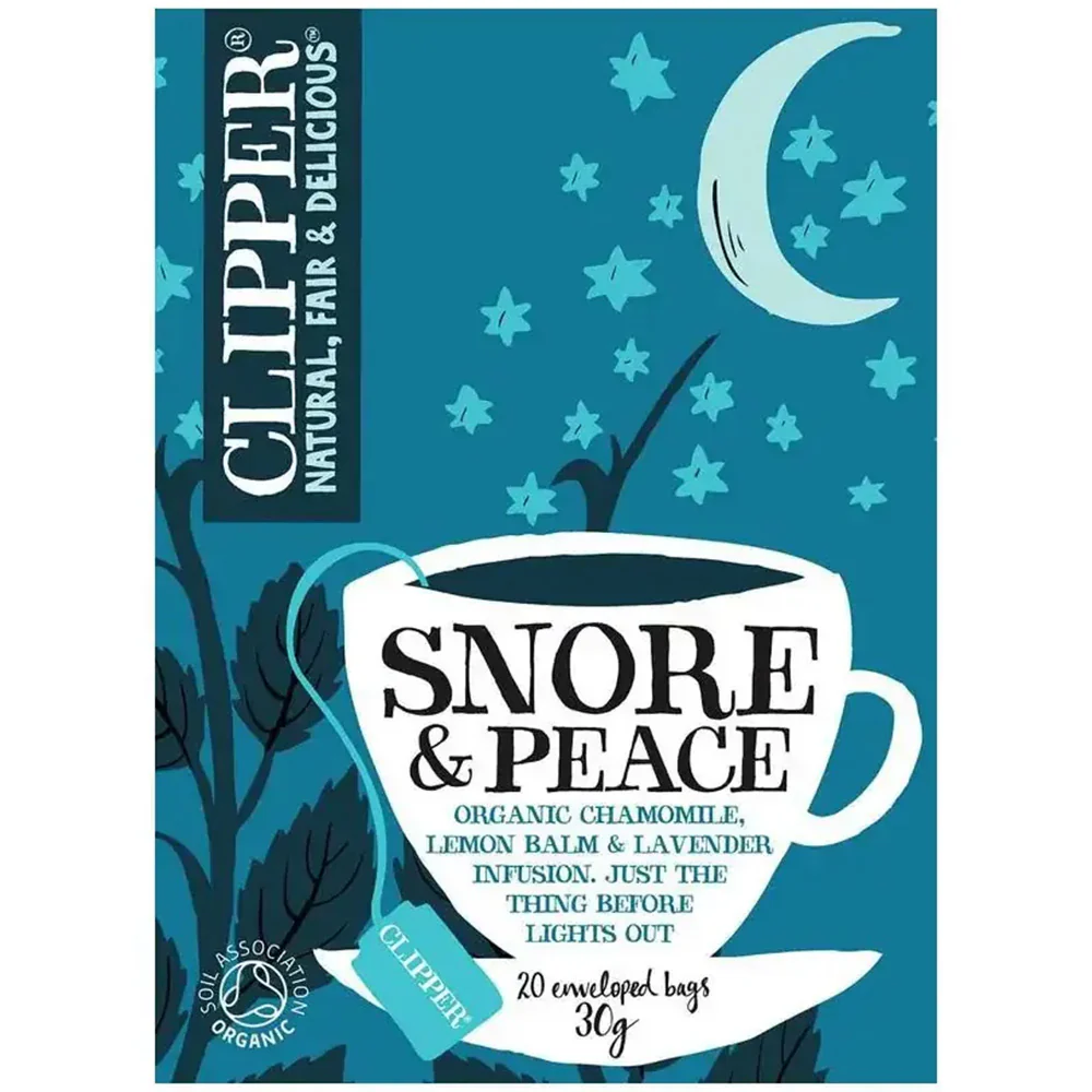 Clipper – Biologische Thee Snore & Peace – Kamille & Lavendel