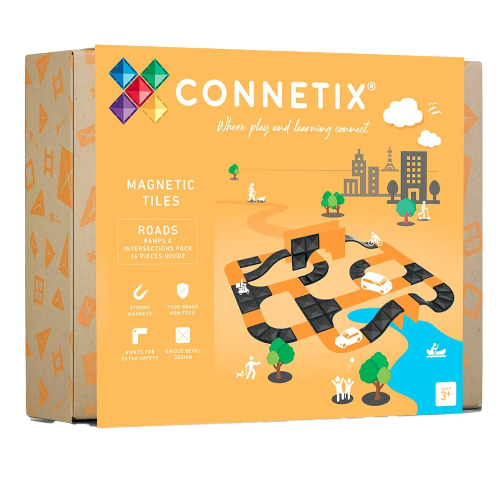 Connetix Tiles Ramps & Intersections Pack 16 stuks