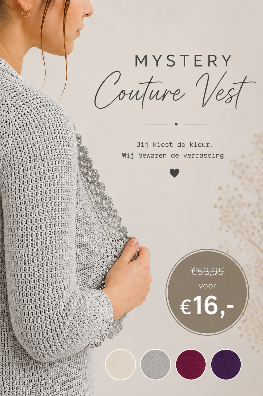 Mystery Couture Vestje (Grijs)