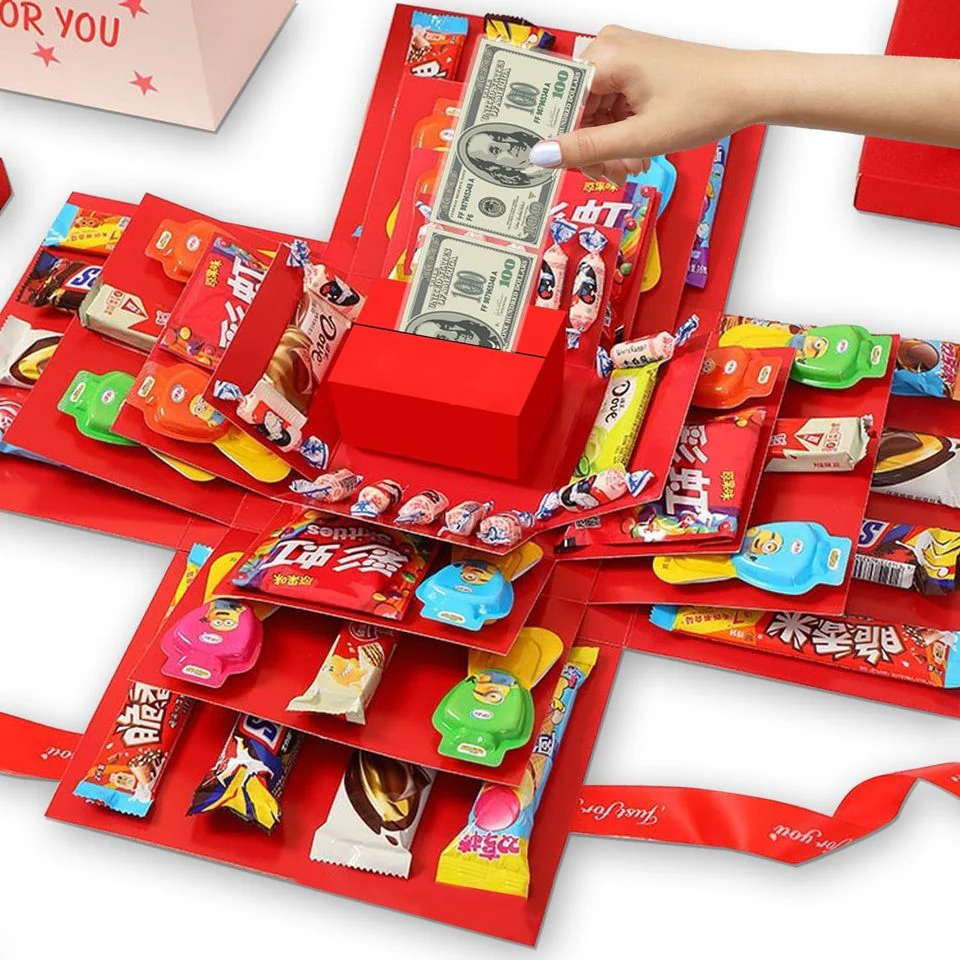 GiftBox™ – 5-laags nesting-design, aanpasbare verrassingsdoos voor speciale gelegenheden [50% Korting]