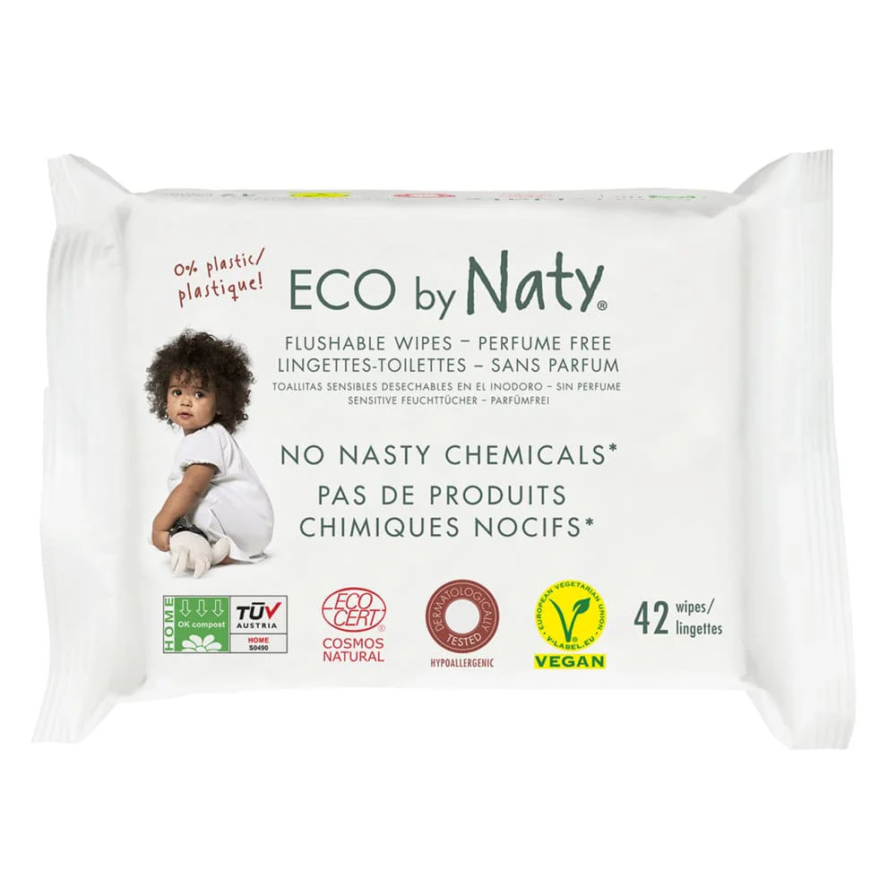 Naty Babydoekjes – Doorspoelbaar 42st