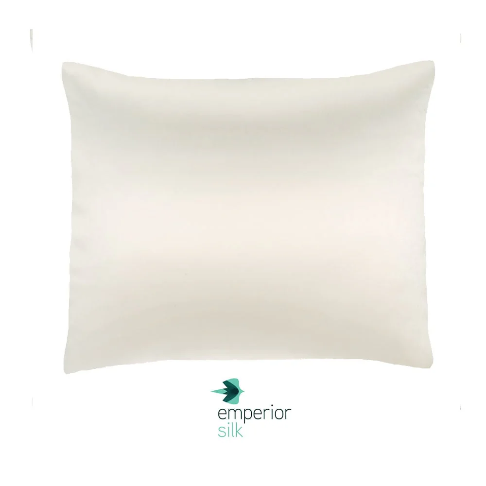 Zijden kussensloop Verdi Ivoor – 22MM 80x80cm – Outlet