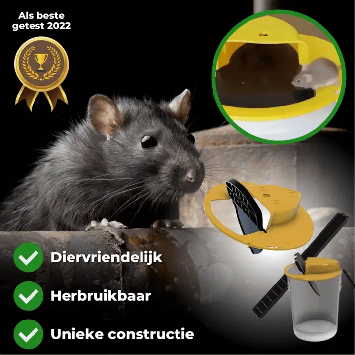 50% Korting | SafeCatch™ – Herbruikbare muizenval voor zacht vangen [Laatste dag korting]