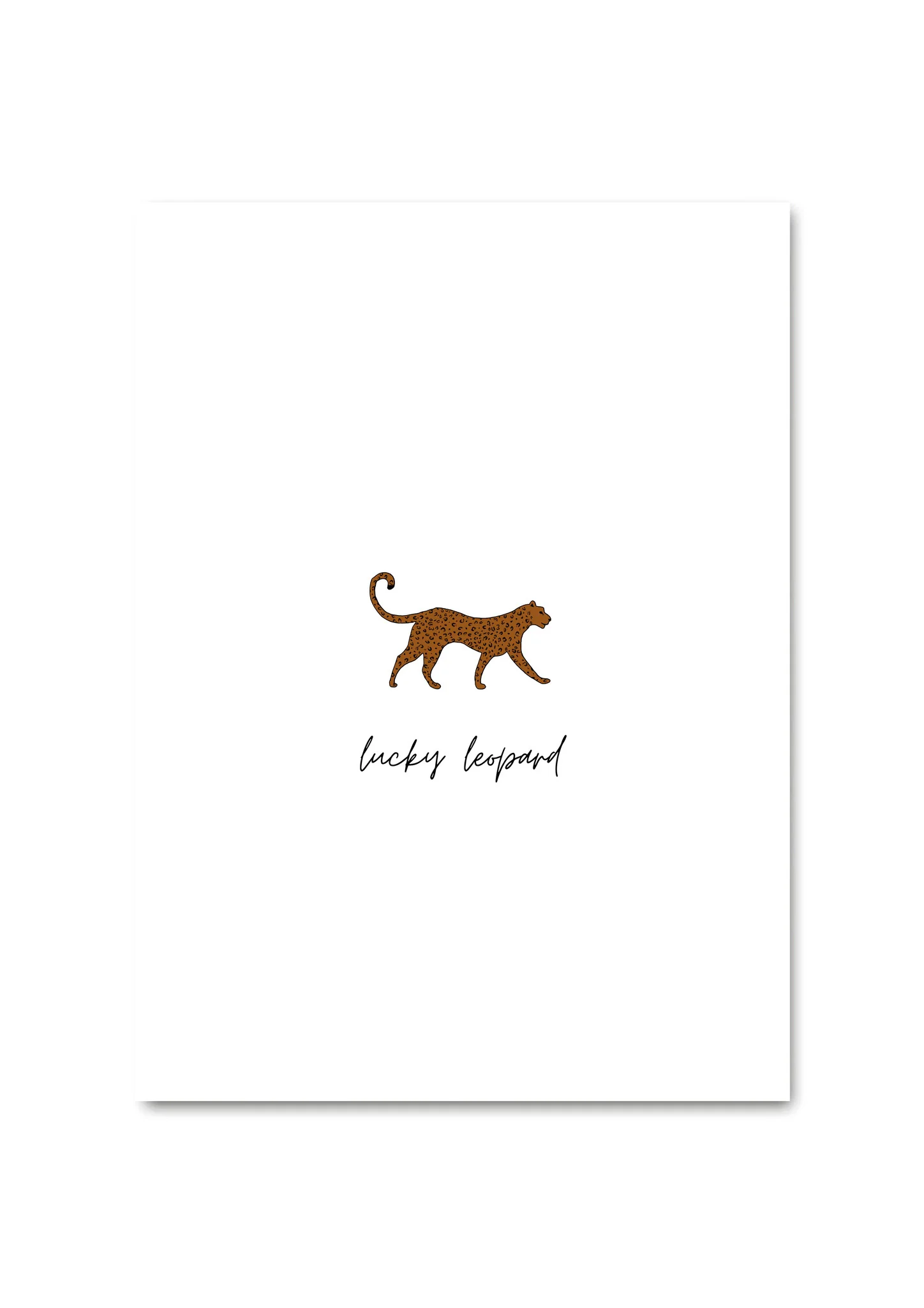 SALE – WENSKAART | LUCKY LEOPARD