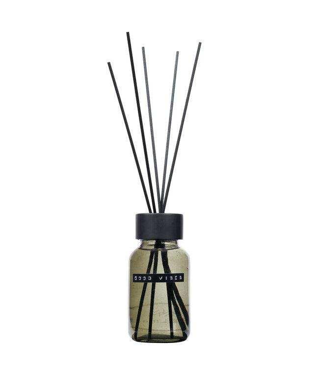 Dark amber geurstokjes zwart 200ml