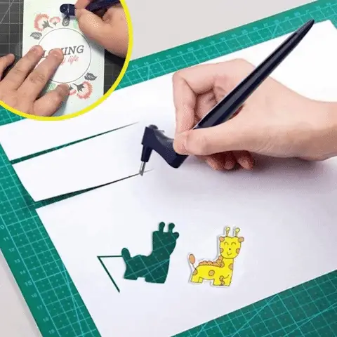 1 + 1 Gratis | Crafter™ Papiersnijder met 360° draaibaar lemmet