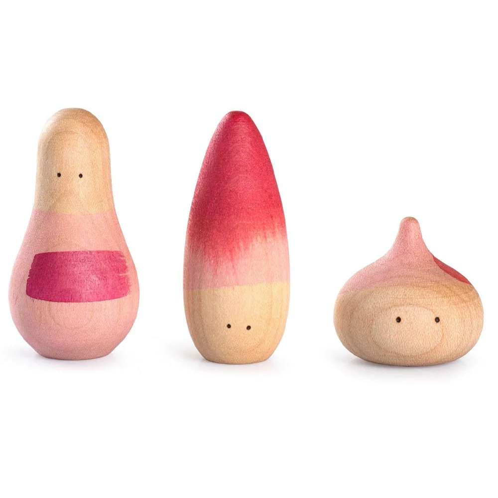 Grapat Houten Speelfiguren Yay – 3 Stuks