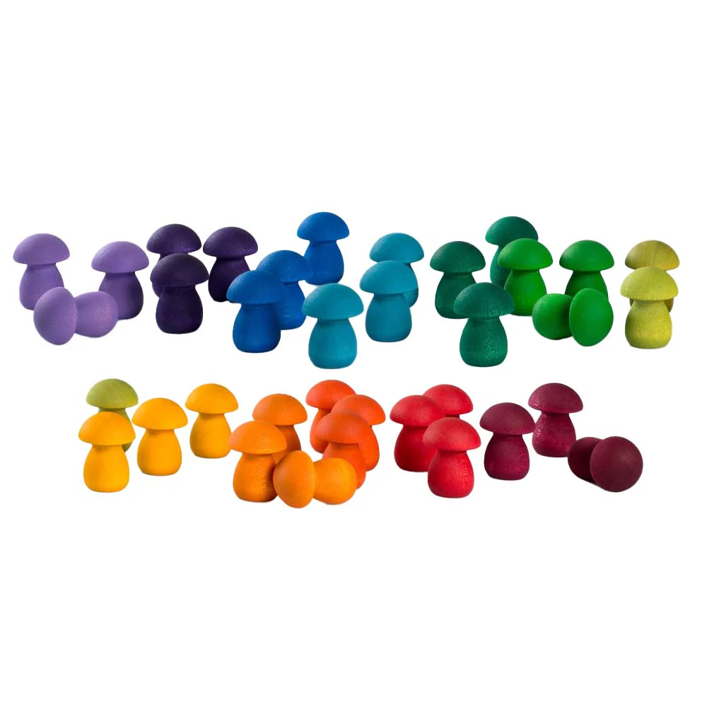 Grapat Mandala Paddenstoelen Regenboog – 36 Stuks